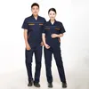 2023 Summer Work Clothing Men Women Factory Welding Auto Repair Workshop Tooling Uniform Breathable Cstructi Labor Coverall W4dq#