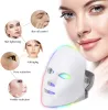 キャリアBtgirl LED Therapy Facial Mask 7 Colors Photon Facial Hine for Wrinkleにきび除去肌の若返りスポットクリーナーデバイス