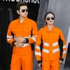 HI Vis Safety Work Clothing Workwear Men LG Sleeve Workmen Uniform Car Workshop Repairman Working Kol Miner Cstructi L2GL#