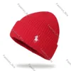 Polo Raulph Hat Designer Polo Hat Entert Knit Ralp Laurens Polo Beanie Cap Winter Luksus Ralphe Laurenxe Polo Hat Haftowane wełniane wełniane ciepłą czapkę 563