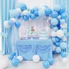 Party Decoration 107 st/Set Blue Macarone Balloon Arch Kit Baby Shower Decor Birthday Garland Sats