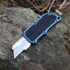 Top Kwaliteit M6678 AUTO Tactische Mes SK5 Satijn Tanto Blade CNC Luchtvaart Aluminium Handvat EDC Pocket Koerier messen met 5 Stuks Messen