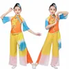 Nouveau Costume de danse classique Fan Vêtements de danse folklorique Yangko Costumes nationaux anciens nationaux Hanfu Dance Stage Performance o4mb #