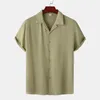 Men's Casual Shirts Streetwear Shirt Regular Short Sleeve Vacation Cotton Blend Daily Hawaienne Hippie Beach Durable Universal