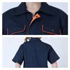 Summer Thin Short Sleeve kombinezon Men Auto Repair Factory Pracuj Pracuj Protecti Ubranie