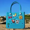 Extra stor Boggs Beach Bag Summer Eva Beach Basket Women Picnic Tote Bag Holes Waterproof Handbag Pouch Shopping Shopped Bag 240315