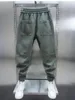 Pantalons pour hommes Fashion Street Coton Casual Harem Pantalon Hiver Épaissie Chaud Sweatpant Vêtements