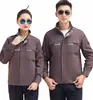 100% Cott Work Clothing for Men Welding Suit LG STEES Wear Resistant Working Uniforms Auto Repairman Workshop Coveralls 31SJ#