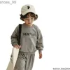 Roupas Primavera Outono Meninos Meninas Algodão Crianças Designers Roupas Moletons Tops Calças Bebê 1-Y Crianças Tracksuit QW