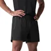 Manliga män shorts casual bekväm lätt att ta hand om träning gym jogging löst medelstora midja flera fickor mode 240329