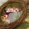 Decorative Flowers Front Door Wreath Spring Summer 48 Lighted Christmas Battery Operated Artificial