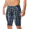 Summer Mens Swim Jammer Endurance Athletic Training Swimsuit Beach Swimming Trunks för badkläder Jammers Tight Surf Shorts 240325