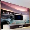 Wallpapers 3d 5d 8d ponte pedra mar papel de parede mural natural para quarto sala de estar tv fundo decoração de casa rolo de papel tamanho personalizado