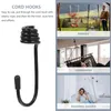 Hooks 25 Pcs Spiral Wire Cord Outdoor Elastic Rope Iron Strapping