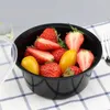 Sacos de armazenamento Lancheira descartável Preto Engrossado Embalagem de alimentos Aquecível Plástico Takeout Preservação de Salada de Frutas