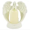 Posiadacze świec Angel Holder Christ Church Memorial Home Decor Modern Christian Religijne dekoracja rzemiosła