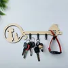 Party Decoration Key Holder Wall Mounted With Dog Farmhouse For Front Door Design Hooks