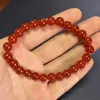 Bracelet femme brin cornaline rouge pierre de guérison Bracelets 8''