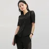 beauty Sal Skin Management Frt Desk Work Clothes Suit Manicurist Uniform Hotel Waiters Uniform Q89d#