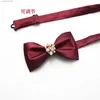Bow Ties réutilisable bleu rouge laine de laine