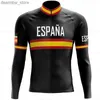 Cykeljackor Ny National Flag Cycling Jersey Man Långärm Cycling Clothing Road Race Cykel Skjortor Bicycle Jacket Mtb Ropa Ciclismo Maillot24329