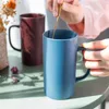 Tassen Untertassen Keramik Becher 500 ml Männer Frauen Kaffeetasse Frühstück Tee Milch Trinken Werkzeug Nordic Einfachheit Büro Küche Werkzeuge Großhandel J477