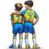 Parma Calcio Mens Soccer Jerseys Home Yellow Blue Football Shirt z krótkim rękawem mundury dla dorosłych