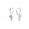 Hoepel Oorbellen CKK Hart Schelp Oorbel Voor Vrouwen Sterling Zilver 925 Sieraden Pendientes Oorbellen Earing Brincos Aretes