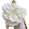 satin Big Fr Wedding Corsage 35cm Diameter With Pin Pearl Fr Core Elegant Bridal Accories DQG1410 M3Yr#