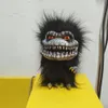 Halloween recheado bichos prop assustador boneca goth plushie bonito criativo chita animal monstro brinquedos figura ornamento casa goth presente 240307