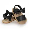 Sandały 0-18m Baby Cute Preschool Sandals Sandals Czarna księżniczka swobodna miękka gumowa podeszwa przeciw single single buty dziewczęta but pieszy 240329