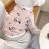 Köpek giyim küçük kıyafetler bahar sonbahar kedi moda karikatür hoodie evcil hayvan tatlı desinger kazak yavrusu sevimli pijama yorkie kaniş maltese