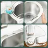 Kitchen Storage Drainer Sink Tray Rack Holder For Soap Sponge