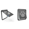 Cat Carriers Gate Opener Controlled Dog Door Flap Entry Electronic Screen Window Protector Wall Mosquito Net (Large)