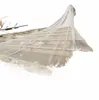 Luxury Two-Layer White eller Ivory 5 Meter LG Wedding Veils Tulle Veil For Bride With Comb och FRS MM X88N#