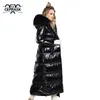 Ceprask 2023 New Fi Winter Coat Women X-LG عالية الجودة كوت سميكة باركاس باركاس محطمة