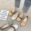 Scarpe Casual da donna piatte 2024 primavera estate fata vento ragazze singole dolce volant in pizzo fondo morbido femminile