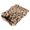 Roupas para cães moda luxo leopardo nivelado mantendo roupas quentes - tamanho XS