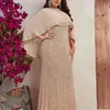 plus Size Evening Dres Women Sequins Shawl Prom Evening Gowns Large Size Female Fi Elegant Party Fishtail Lg Dres T23T#