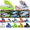 حقيبة الهدايا جودة كرة القدم لكرة القدم أحذية X CrazyFast.1 FG Knit Football Cleats Mens Ground Ground Love Leather Sovel Shoes Trainers Botas de Futbol Size US 6.5-11