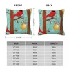 Pillow Happy Hug Pillowcase Merry Christmas Day Year Santa Claus Elk Snowflake Backpack Coussin Covers Decorative