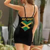 Exótico jamaicano Me Crazy Jamaica Cita Imprimir Sling de mujer Dr Funny Novedad Vacatis Vestido de mujer The Dr Graphic b9xU #