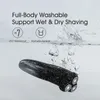 ENCHEN Rechargeable IPX7 Waterproof Electric Shaver Wet and Dry Mens Rotary Shavers Electric Shaving Razors with Pop-up Trimmer 240325