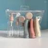 Storage Bottles Refillable Sub-bottling Kit Holiday Divided Bottle Travel Portable Bottling Spray Shampoo Shower Gel Tube Empty Container