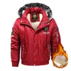 Hombres Invierno con capucha Chaquetas de lana Parkas Abrigos cálidos Nuevo Outwear masculino Abrigos de invierno ocasionales Buena calidad Hombres Slim Fit Chaquetas 4 k7L4 #