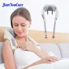 Jianyoucare Shiatsu Neck Shoulder Massager Heat Leg Heat Leg Back Minading Shawl Cervical Massage Tools Masajeador Muscular 240318