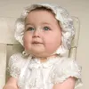 Vintage Baby Girl Dress Doop 1e jaar Verjaardagsfeestje Bruiloft Doop babykleding Bebes 240319