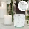 Candle Holders 2 Pcs Home Decor Christmas Glass Centerpiece Empty Cup Supplies Dinner Tealight