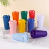 Mugs 470ml Matte Finish Reusable Mug Plastic Travel Coffee Cup Household Drinkware Kitchen Products