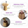 Vases Plant Decor Braided Vase Pen Holder Brush Storage Basket Woven Container Practical Flower Stand Multipurpose European-style